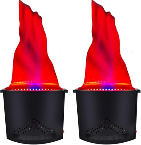 3D LED Flame Effect Light, Electric Simulated Campfire Light, Suitable for Parties, Events, and Home Décor, Realistic Flickering Flames. in Saudi Arabia