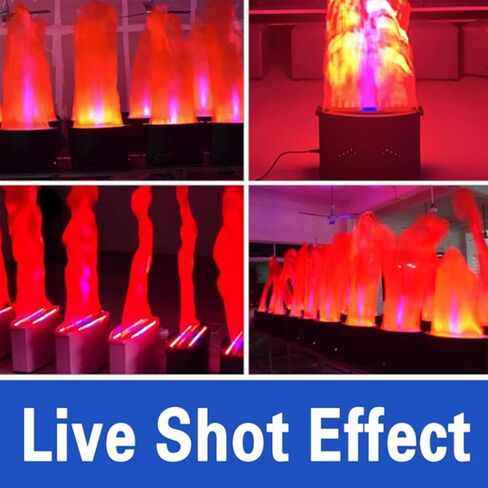 3D LED Flame Effect Light, Electric Simulated Campfire Light, Suitable for Parties, Events, and Home Décor, Realistic Flickering Flames. in Saudi Arabia