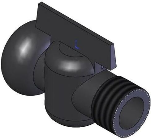 Loc-Line LP-32092 1/2 Loc Line خرطوم تبريد ذكر صمام NPT، الكمية. (2) صمامات NPT ذكر in Saudi Arabia