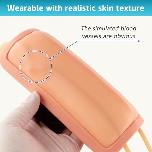 IV Forearm Venipuncture Training Model, Wearable Simulation Arm Training Pad for Students to Practice Venipuncture and IV Infusion, Suitable for Students, Practical Training Courses in Kuwait