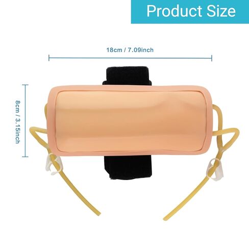 IV Forearm Venipuncture Training Model, Wearable Simulation Arm Training Pad for Students to Practice Venipuncture and IV Infusion, Suitable for Students, Practical Training Courses in Kuwait
