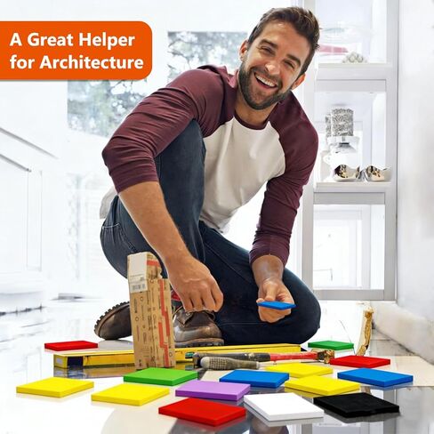Foam Shims for Leveling Walls - Wall Flattening Shim Kits, High Density Foam Shim Kits for Wall Alignment & Gap Filling, 7 Sizes (100 Pieces per Size) in Saudi Arabia