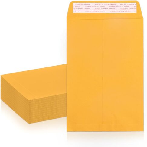 White Catalog 6x9 Envelopes Self Seal 250 PCS, Goefun Security Printable Envelopes 6x9 for Mailing - 100 GSM Paper in Kuwait