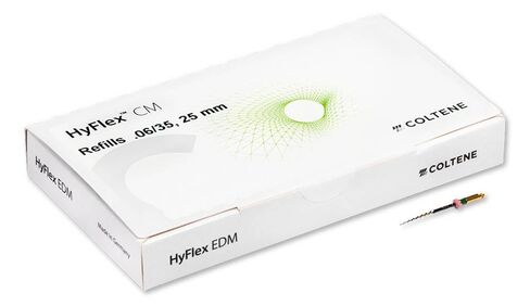 Coltene Whaledent H8250635 Hyflex CM NiTi Files .06 Taper 25mm #35 6/Pk in Kuwait