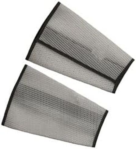7 in. Large Cane Mesh Sleeves, Long Cloth Hook and Eye Closure - White in Saudi Arabia