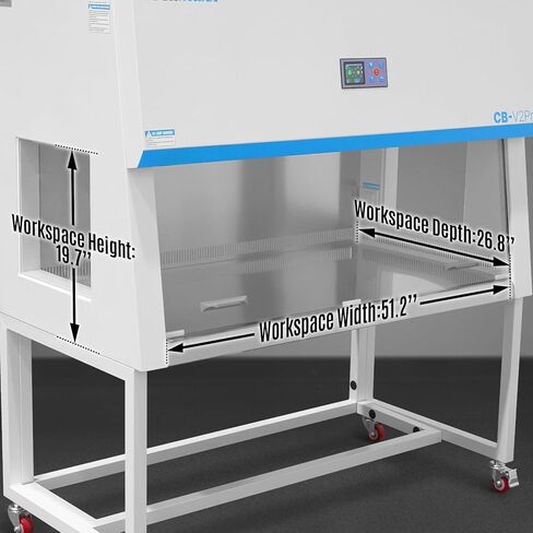 57.5″ Wide CB-H2Pro Horizontal Laminar Flow Clean Bench with HEPA Filtration & UV Sterilization | ISO Class 5, CB-V2Pro in Kuwait