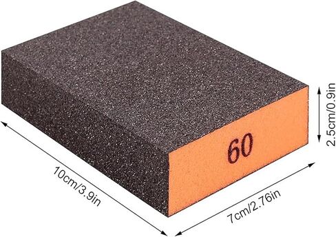 Sanding Sponge Blocks 8-Pack, Four Grits 60/80/120/220, Washable and Reusable for Drywall Metal in Saudi Arabia