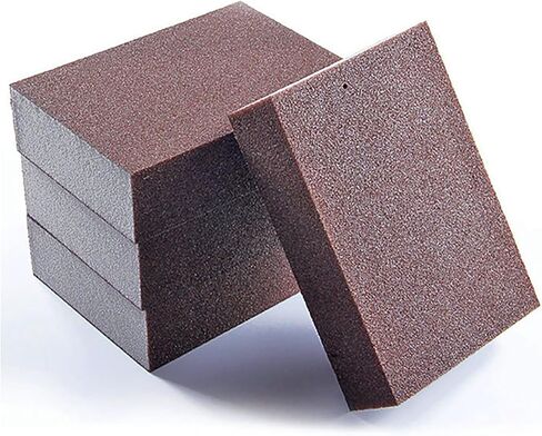 Sanding Sponge Blocks 8-Pack, Four Grits 60/80/120/220, Washable and Reusable for Drywall Metal in Saudi Arabia