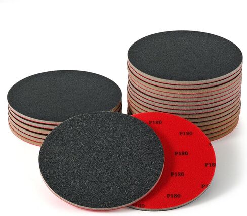 MAXMAN 18pcs Foam Sanding Pads, 5 Inch Bowling Sanding Pads, 3000 Grit Sanding Sponge Set, Reusable Wet Dry Sandpaper Block for Random Orbital Sander, Wood, Metal, Auto Polishing & Curved Surfaces in Saudi Arabia