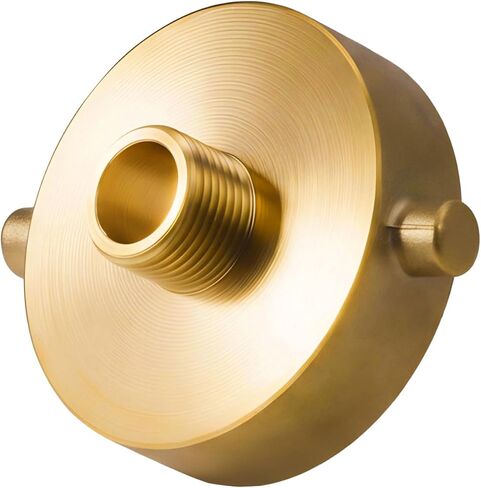 Fire Hydrant Adapter, 2-1/2" NST (NH) Female to 3/4" GHT Male Brass Adapter with Pin Lug, Fire Equipment Hydrant to Garden Hose Connector for Fire Hydrants, Hoses, Pipes in Saudi Arabia