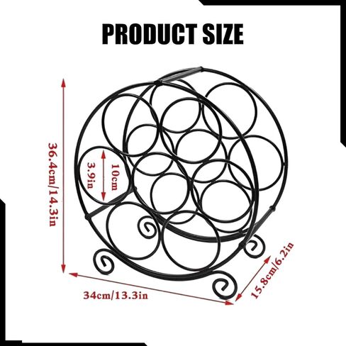 7 زجاجات رف كونترتوب قائم بذاته، حامل الطاولة للمخزن in Kuwait