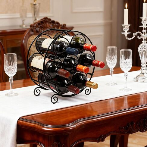 7 زجاجات رف كونترتوب قائم بذاته، حامل الطاولة للمخزن in Kuwait