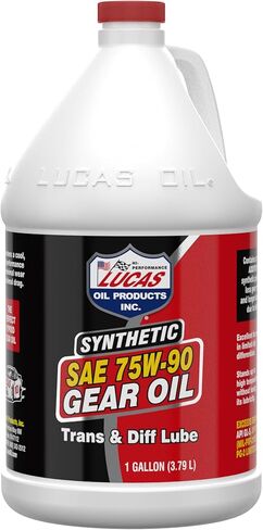 Lucas Oil 10047-PK12 75W90 Synthetic Gear Oil - Pack of 12 in Kuwait