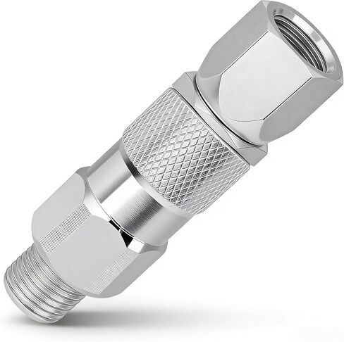 3000 PSI Magnum Straight Hose Swivel, 1/4" x 1/4", Replacement for Graco 244515, for Graco Magnum Paint Sprayers and Spray Gun, 360° Swivel Joint in Kuwait