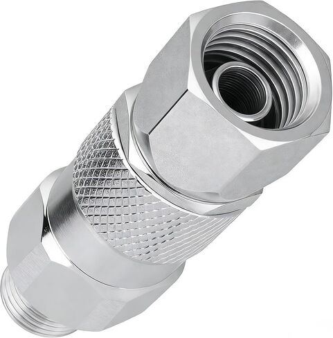 3000 PSI Magnum Straight Hose Swivel, 1/4" x 1/4", Replacement for Graco 244515, for Graco Magnum Paint Sprayers and Spray Gun, 360° Swivel Joint in Kuwait