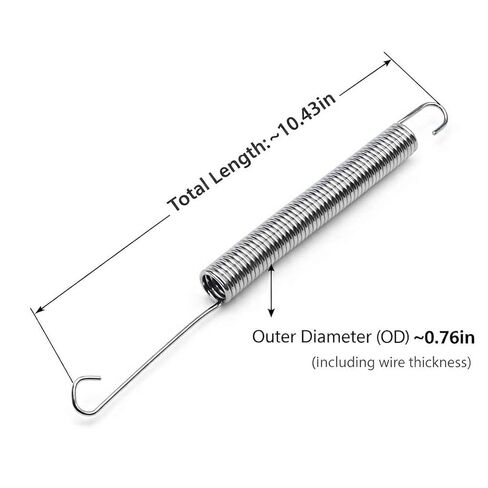 732-06226 حزمة زنبركية تمديد واحدة لجزازات CUB Cadet Ultima ZT1/ZT2 - متوافقة مع أسطح من 42 بوصة إلى 60 بوصة، استبدال مباشر لشد الشفرة ونظام القيادة in Kuwait