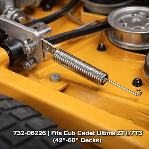 732-06226 حزمة زنبركية تمديد واحدة لجزازات CUB Cadet Ultima ZT1/ZT2 - متوافقة مع أسطح من 42 بوصة إلى 60 بوصة، استبدال مباشر لشد الشفرة ونظام القيادة in Kuwait
