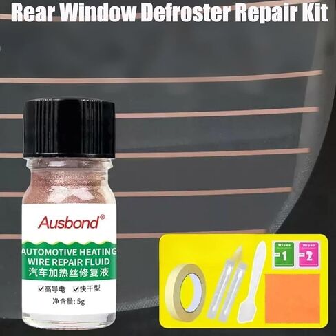 مزيل الصقيع الخلفي لإصلاح الطلاء النحاسي (مجموعة إصلاح مزيل الضباب للنافذة الخلفية) - موصلية عالية للغاية، يعالج في درجة حرارة الغرفة، إصلاح يدوي سريع وخالي من المتاعب، مقاوم للتآكل، لا يتأكسد in Kuwait