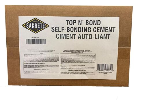 Sakrete - 120031 - أداة لصق الخرسانة باللون الرمادي، صندوق 10 رطل، التغطية: 4.5 قدم مربع in Kuwait