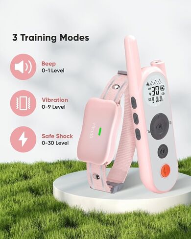 نظام سياج الكلب اللاسلكي سياج كهربائي للكلاب طوق صدمة 6000 قدم للكلاب طوق تدريب مع حدود نظام احتواء الحيوانات الأليفة آمنة مقاوم للماء. in Kuwait