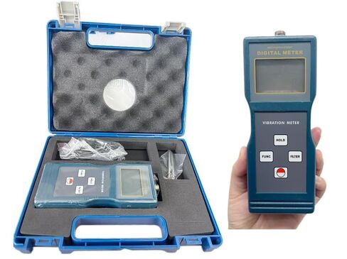 Handheld Vibration Analyzers Portable Digital Vibration Tester with Measuring Range Acceleration 0.1~199.9m/s²Equivalent Peak Frequency Range Acceleration 10Hz~10kHz ISO 2954 Standard in Saudi Arabia