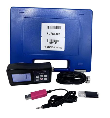 Handheld Vibration Meter Vibrometers with RS-232C Data Cable and Software Frequency Range Velocity10Hz~1kHz for Measuring Periodic Motion,Check The Imbalance and Deflecting of Moving Machinery in Saudi Arabia