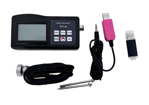 Handheld Vibration Meter Vibrometers with RS-232C Data Cable and Software Frequency Range Velocity10Hz~1kHz for Measuring Periodic Motion,Check The Imbalance and Deflecting of Moving Machinery in Saudi Arabia