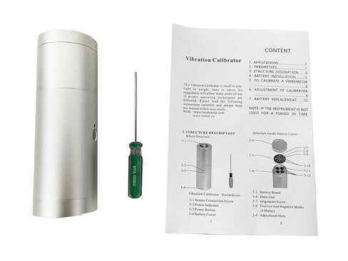 Vibration Calibrator Vibration Meter Vibrometer Calibrator Self-Contained Handheld Shaker Designed for Quick and Easy Checking of Accelerometers Vibration Monitoring Systems Recording Systems in Saudi Arabia