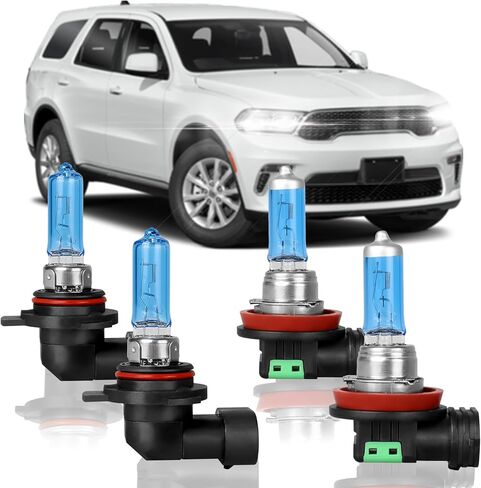 ملائمة ل Toyota RAV4 2013 2014 2015 مصابيح المصباح Halogen عالية الأداء ، 9005 High Low Beam +H11 Foglamp Plact Plbs ، حزمة 6 (Toyota RAV4 2013 2014) ، Silvery in Kuwait