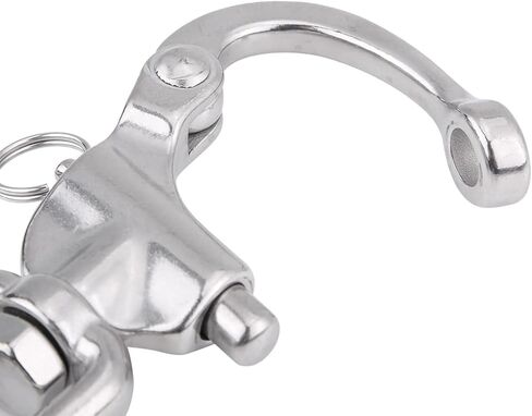 Joyzan Swivel Snap Shackle, Quick Release Carabine Hook Boat Stainless Steel Jaw Eye Shackles Sailboat Hardware for Marine Sailboat Spinnaker Halyard Sailing Rigging SCBA Mask in Saudi Arabia