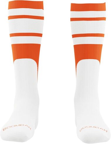 Boombah Home Run Striped Mock Stirrup Baseball Fastpitch Softball Socks Over the Calf Youth & Adult Sizes Team Colors in Kuwait