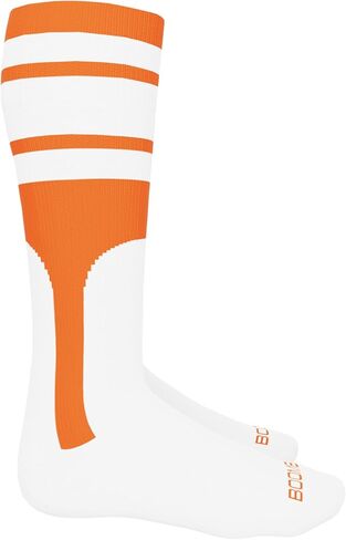Boombah Home Run Striped Mock Stirrup Baseball Fastpitch Softball Socks Over the Calf Youth & Adult Sizes Team Colors in Kuwait