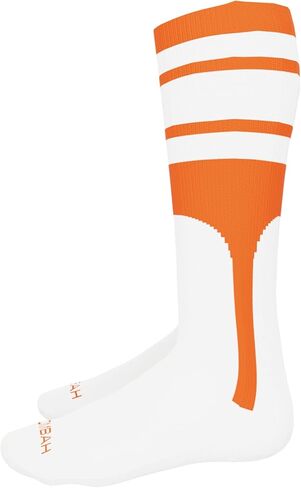 Boombah Home Run Striped Mock Stirrup Baseball Fastpitch Softball Socks Over the Calf Youth & Adult Sizes Team Colors in Kuwait