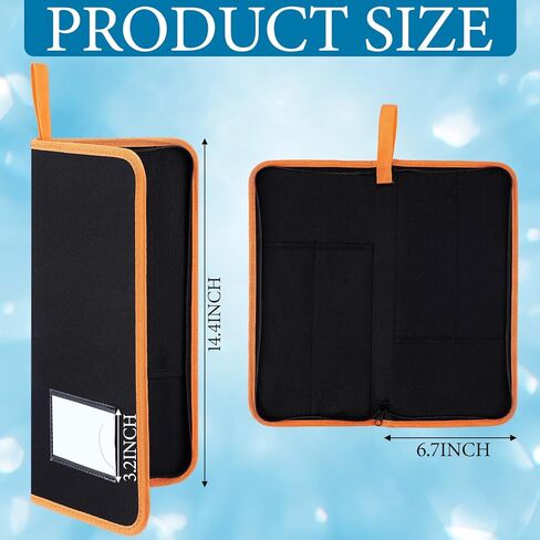 14.4 x 6.7 Inches Skate Blade Case Hockey Skate Blade Pouch Hold 2 Set of Steel Hockey Accessories Waterproof Ice Stick Essentials Protector in Kuwait