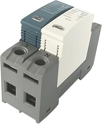 1 + NPE Surge Protector 20KA-40KA، AC 220V 230V AC 275V House، تركيب السكك الحديدية Din Arrester (2Pole) in Saudi Arabia