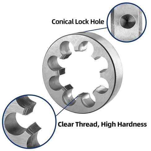 M49x1.5 مجموعة الصنبور والقالب لليد اليمنى، ماكينة HSS الصنبور والقالب المستدير in Kuwait