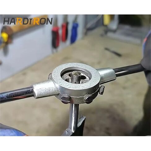 متري M12x0.5 مجموعة الصنبور والقالب باليد اليمنى، M12x0.5 HSS ماكينة الصنبور والقالب الدائري in Saudi Arabia
