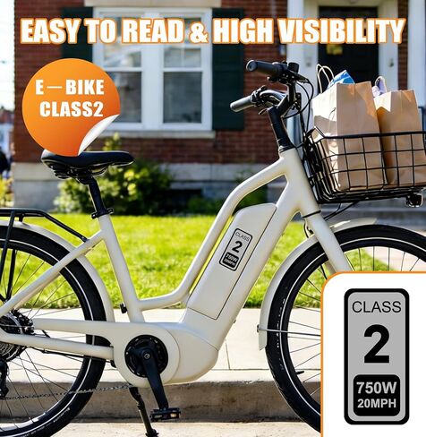 10 عبوات من ملصقات ebike من الفئة 2، ملصقات تعريف مقاومة للماء لإطار الدراجة الكهربائية والبطارية، ملصقات دراجة كهربائية للدراجات الكهربائية، ضرورية لتحديد هوية الدراجة الإلكترونية in Kuwait