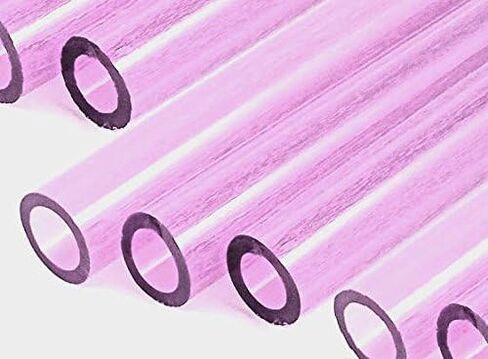 COE 33 Boro Tubing, 7 Tr Pink 16mm, Borosilicate 12" Tubes in Kuwait