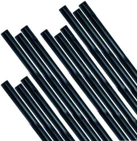 Devardi Glass Boro Rods, 1 lb, COE 33, Opaque Black Borosilicate Solid Rods in Kuwait
