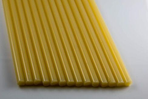 Devardi Glass Boro Rods, 1 lb, COE 33, Opaque Butter Yellow Borosilicate Solid Rods in Kuwait