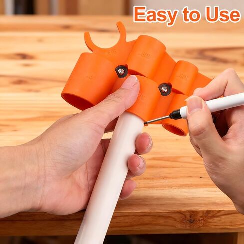 مجموعة أدوات إزالة حواف الأنابيب، 1/4 بوصة - 1 بوصة أدوات سباكة لقياس العمق و1/8 بوصة إلى 1-5/8 بوصة أداة شطب أنابيب الأنابيب الداخلية/الخارجية للألومنيوم PVC PPR والنحاس CPVC PE-RT in Kuwait