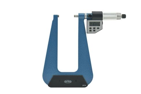 Shars 1-2" Precision Electronic Deep Throat Micrometer .0001" 303-2440 L] in Saudi Arabia