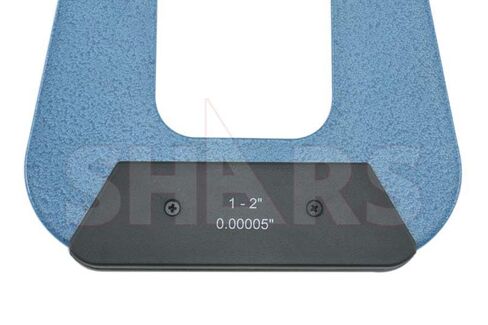 Shars 1-2" Precision Electronic Deep Throat Micrometer .0001" 303-2440 L] in Saudi Arabia