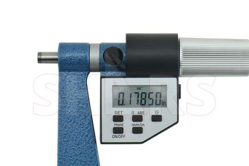 Shars 1-2" Precision Electronic Deep Throat Micrometer .0001" 303-2440 L] in Saudi Arabia