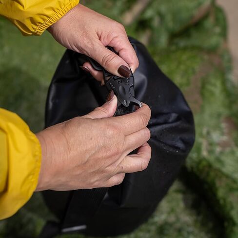 Ho Stevie! Heavy Duty Waterproof Dry Bag - Keeps Your Stuff Dry, on Surf Trips, Camping, or Any Adventure (Black, 20L) in Saudi Arabia