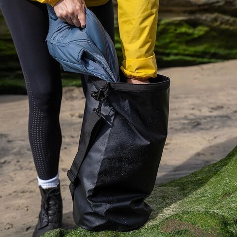Ho Stevie! Heavy Duty Waterproof Dry Bag - Keeps Your Stuff Dry, on Surf Trips, Camping, or Any Adventure (Black, 20L) in Saudi Arabia