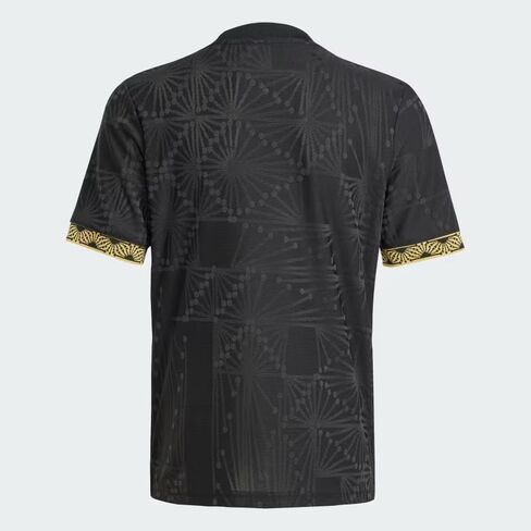 جيرسي كرة القدم Adidas Originals Big Kids Mexico 25 Gold، أسود، متوسط in Saudi Arabia