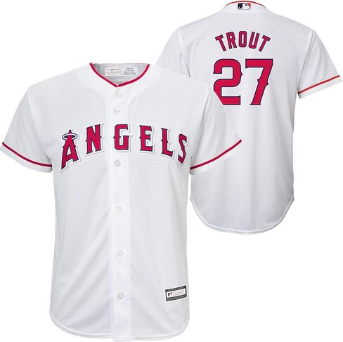 Outerstuff Mike Trout #27 Los Angeles Angels Youth Boys (8-20) Jersey in Kuwait