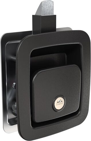 LATCH.IT RV سلام مزلاج | يناسب فقط 3.9 بوصة × 3.3 بوصة (مزلاج مركزي) والأبواب السميكة 1.25-2 بوصة | لن تحل محل نماذج الأوفست/BP-22 | قفل تخزين RV معدني بنسبة 100% وقفل مقصورة RV in Kuwait